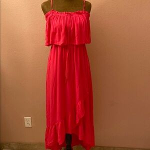 LILUS .Elegant Pink Maxi Dress
